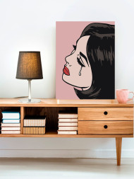 Raqamlar bo&#039;yicha rasm &quot;Qizning ko&#039;z yoshlari&quot;