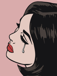 Raqamlar bo&#039;yicha rasm &quot;Qizning ko&#039;z yoshlari&quot;