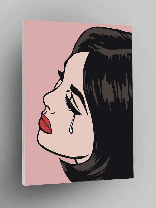 Raqamlar bo&amp;#039;yicha rasm &amp;quot;Qizning ko&amp;#039;z yoshlari&amp;quot;