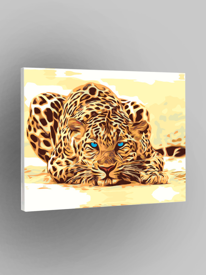 Raqamlar bo&amp;#039;yicha rasm &amp;quot;Leopard&amp;quot;