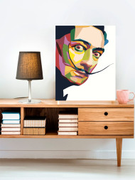 Raqamlar bo'yicha rasm "Salvador Dali portreti"