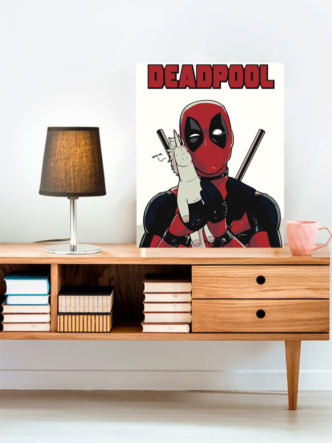 Raqamlar bo&amp;#039;yicha rasm &amp;quot;Deadpool&amp;quot;