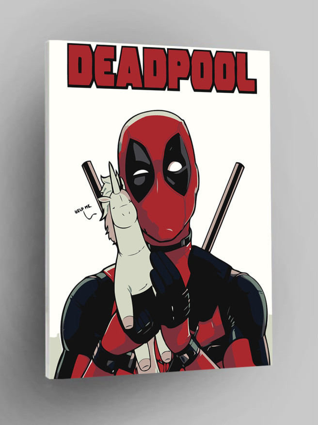 Raqamlar bo&amp;#039;yicha rasm &amp;quot;Deadpool&amp;quot;