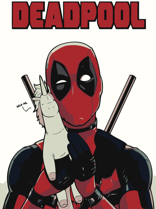 Raqamlar bo&amp;#039;yicha rasm &amp;quot;Deadpool&amp;quot;