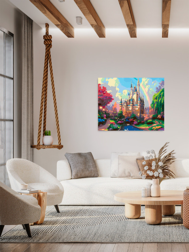 Raqamlar bo&amp;#039;yicha rasm &amp;quot;O&amp;#039;rmondagi qasr&amp;quot;