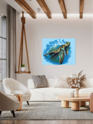 Raqamlar bo&#039;yicha rasm &quot;Toshbaqa&quot;