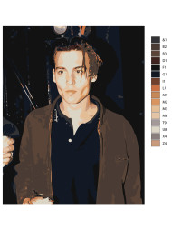 Картина по номерам &amp;quot;Джонни Депп&amp;quot;