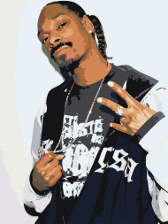 Raqamlar bo&#039;yicha rasm &quot;Snoop Dogg&quot;