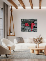 Картина по номерам &amp;quot;Букет роз с зонтом&amp;quot;