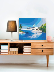 Картина по номерам &amp;quot;Яхта&amp;quot;