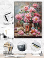 Постер на холсте &amp;quot;Пионы и розовая настойка&amp;quot;