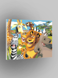 Raqamlar bo&#039;yicha rasm &quot;Madagaskar&quot;