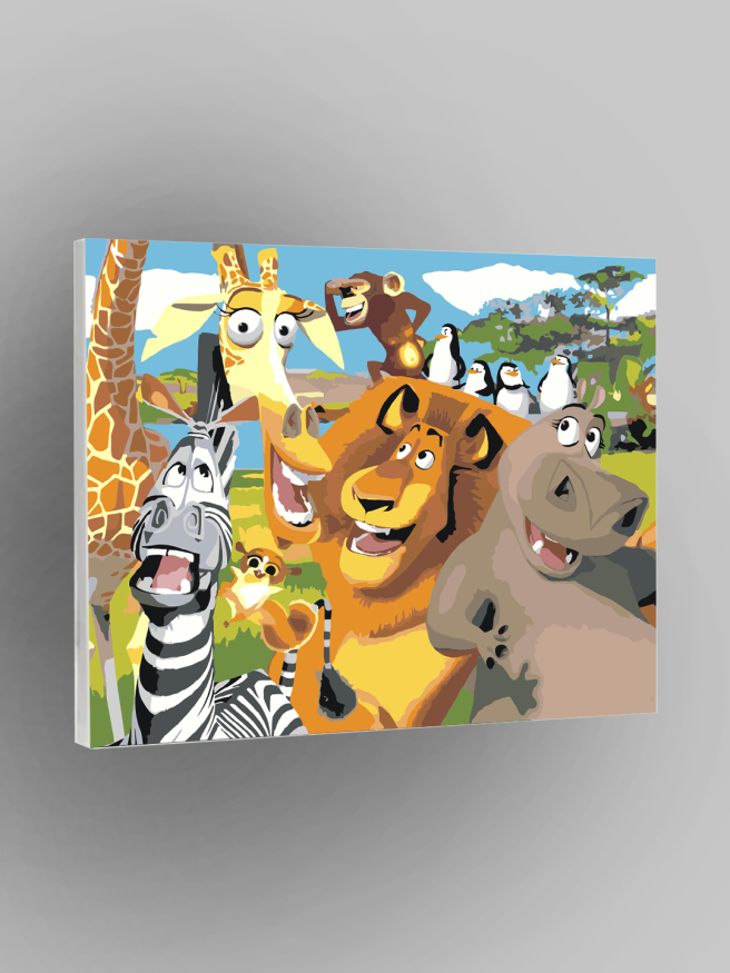 Raqamlar bo&amp;#039;yicha rasm &amp;quot;Madagaskar&amp;quot;