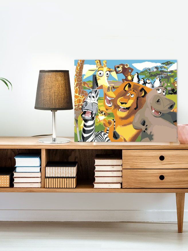 Raqamlar bo&amp;#039;yicha rasm &amp;quot;Madagaskar&amp;quot;