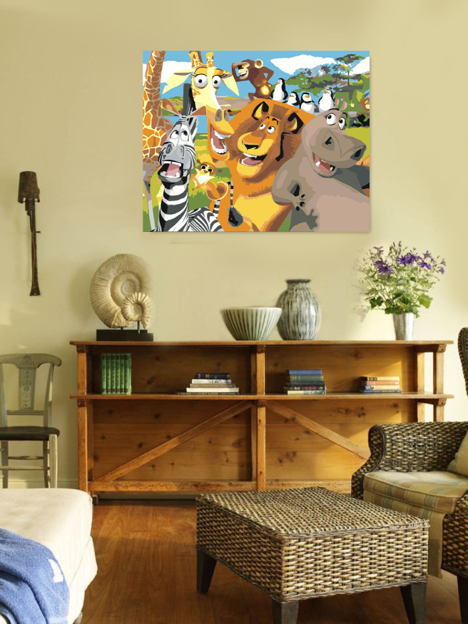 Raqamlar bo&amp;#039;yicha rasm &amp;quot;Madagaskar&amp;quot;