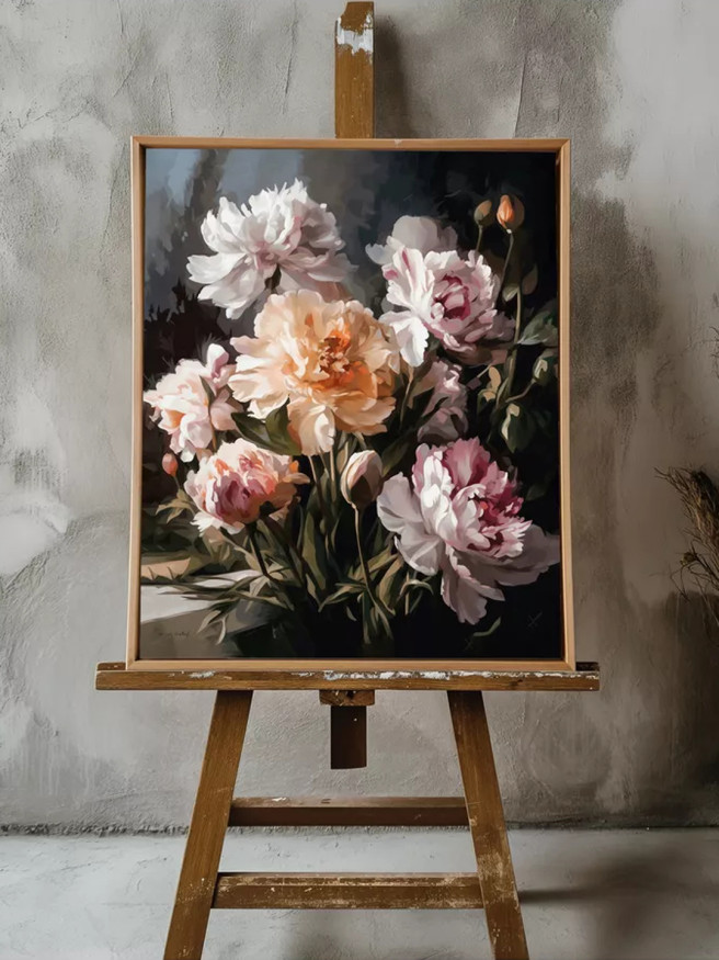 Holstga bosilgan poster &amp;quot;Pishona pionlar soyada&amp;quot;