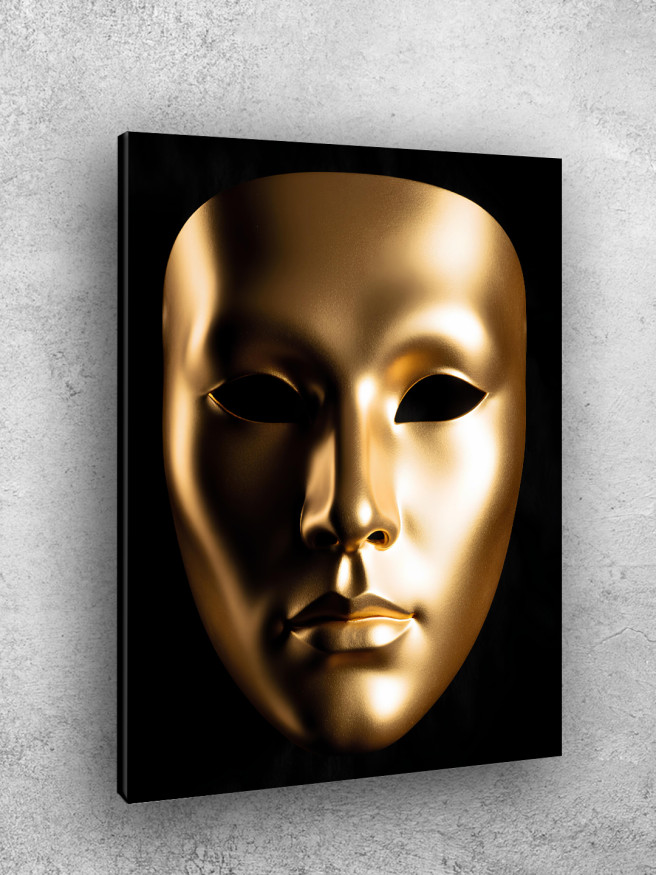 Постер на холсте &amp;quot;Золотая маска&amp;quot;