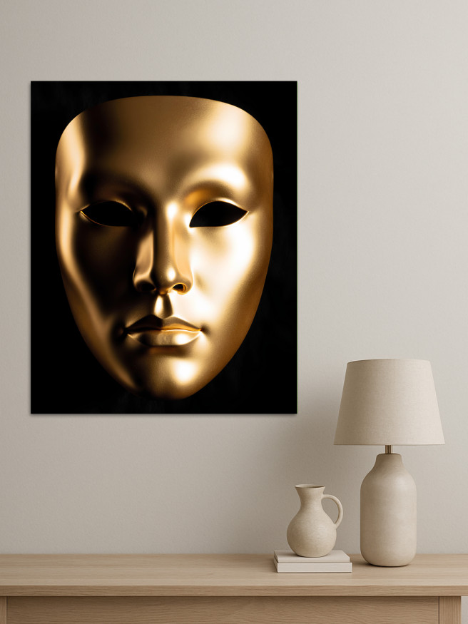 Постер на холсте &amp;quot;Золотая маска&amp;quot;