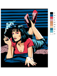 Raqamlar bo'yicha rasm "Mia Uolles"