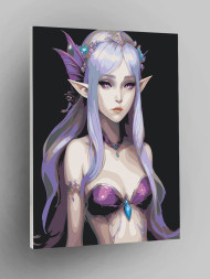 Картина по номерам &amp;quot;Загадочная эльфийка&amp;quot;