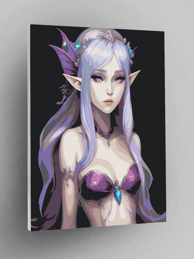 Картина по номерам &amp;quot;Загадочная эльфийка&amp;quot;