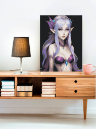 Картина по номерам &amp;quot;Загадочная эльфийка&amp;quot;