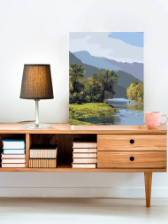 Raqamlar bo&#039;yicha rasm &quot;Tabiat go&#039;zalligi&quot;