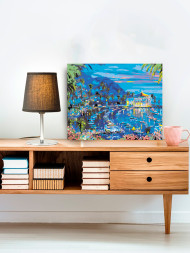 Картина по номерам &amp;quot;Лодки у берега&amp;quot;