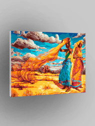 Картина по номерам &amp;quot;Девушки в пустыне&amp;quot;