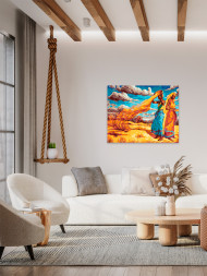 Картина по номерам &amp;quot;Девушки в пустыне&amp;quot;