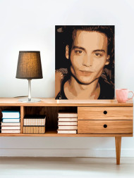 Картина по номерам &amp;quot;Джонни Депп в молодости&amp;quot;