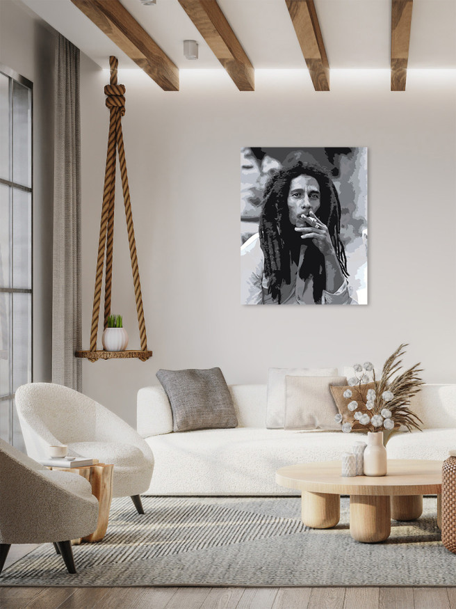 Raqamlar bo&amp;#039;yicha rasm &amp;quot;Bob Marley&amp;quot;