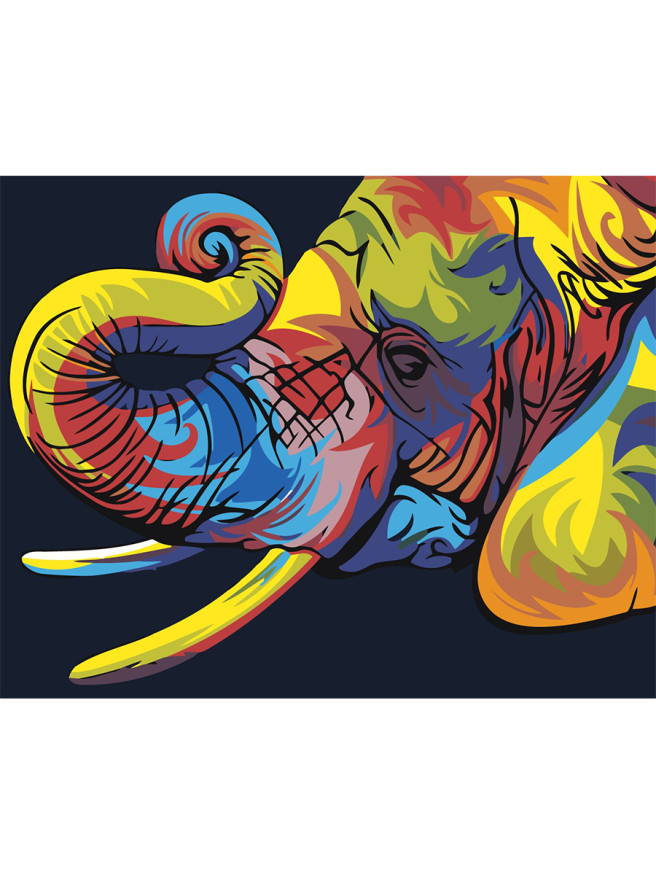 Raqamlar bo&amp;#039;yicha rasm &amp;quot;Fil&amp;quot;