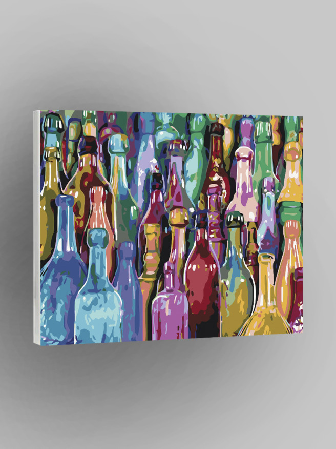 Raqamlar bo&amp;#039;yicha rasm &amp;quot;Rangli shishalar&amp;quot;