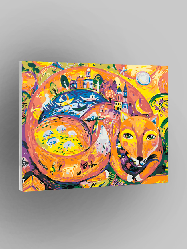 Raqamlar bo&amp;#039;yicha rasm &amp;quot;Tulki o&amp;#039;ragan shahar&amp;quot;