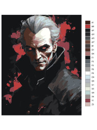 Raqamlar bo&#039;yicha rasm &quot;Vampir&quot;