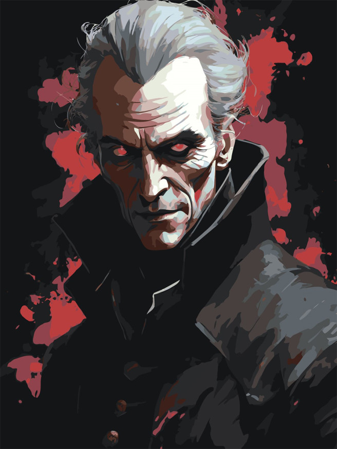 Raqamlar bo&amp;#039;yicha rasm &amp;quot;Vampir&amp;quot;