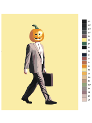 Raqamlar bo'yicha rasm "Er-qovoq"