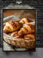 Постер на холсте &amp;quot;Тёплые утренние круассаны&amp;quot;