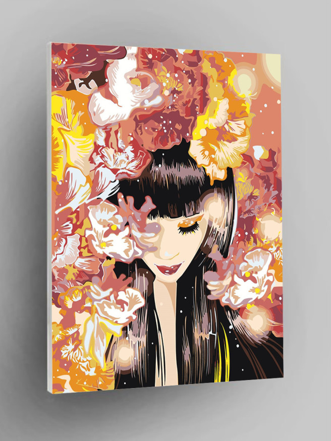 Картина по номерам &amp;quot;Красавица с Востока&amp;quot;