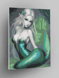 Картина по номерам &amp;quot;Лесная эльфийка&amp;quot;