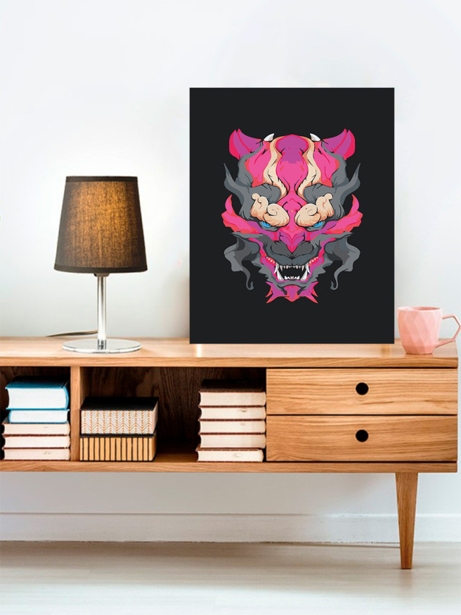 Raqamlar bo&amp;#039;yicha rasm &amp;quot;Rangli iblis&amp;quot;