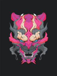 Raqamlar bo&#039;yicha rasm &quot;Rangli iblis&quot;