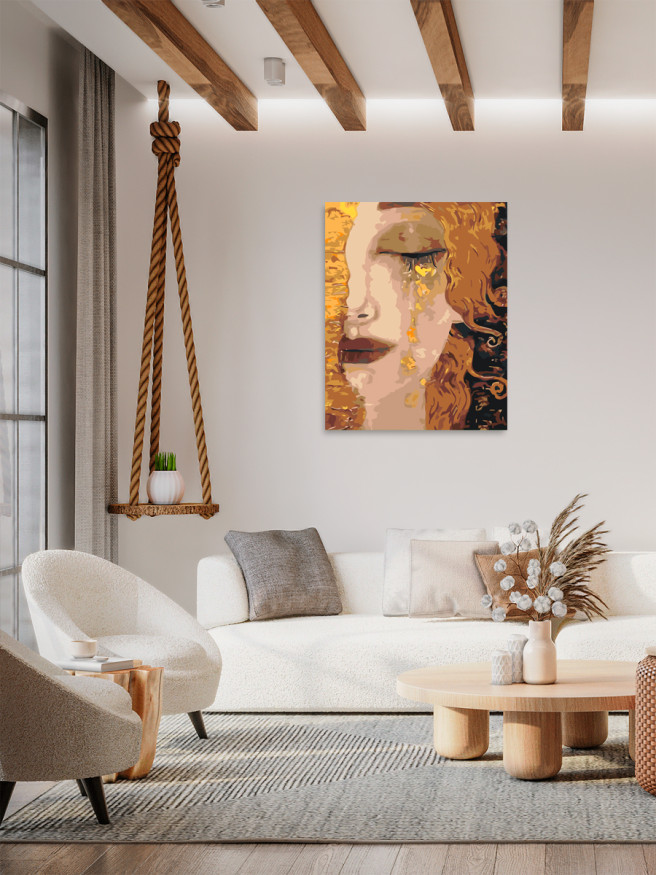 Raqamlar bo&amp;#039;yicha rasm &amp;quot;Yig&amp;#039;layotgan qiz&amp;quot;