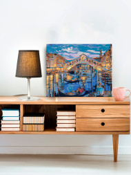 Raqamlar bo&#039;yicha rasm &quot;Qirg&#039;oq bo&#039;yidagi kecha&quot;