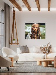 Raqamlar bo'yicha rasm "Jack Sparrow"