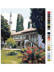 Raqamlar bo&#039;yicha rasm &quot; Xon saroyi&quot;