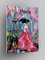 Картина по номерам &amp;quot;Девушка в городе&amp;quot;