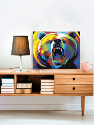 Raqamlar bo'yicha rasm "Ayiq"