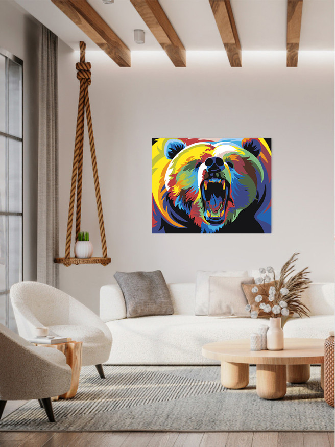 Raqamlar bo&amp;#039;yicha rasm &amp;quot;Ayiq&amp;quot;